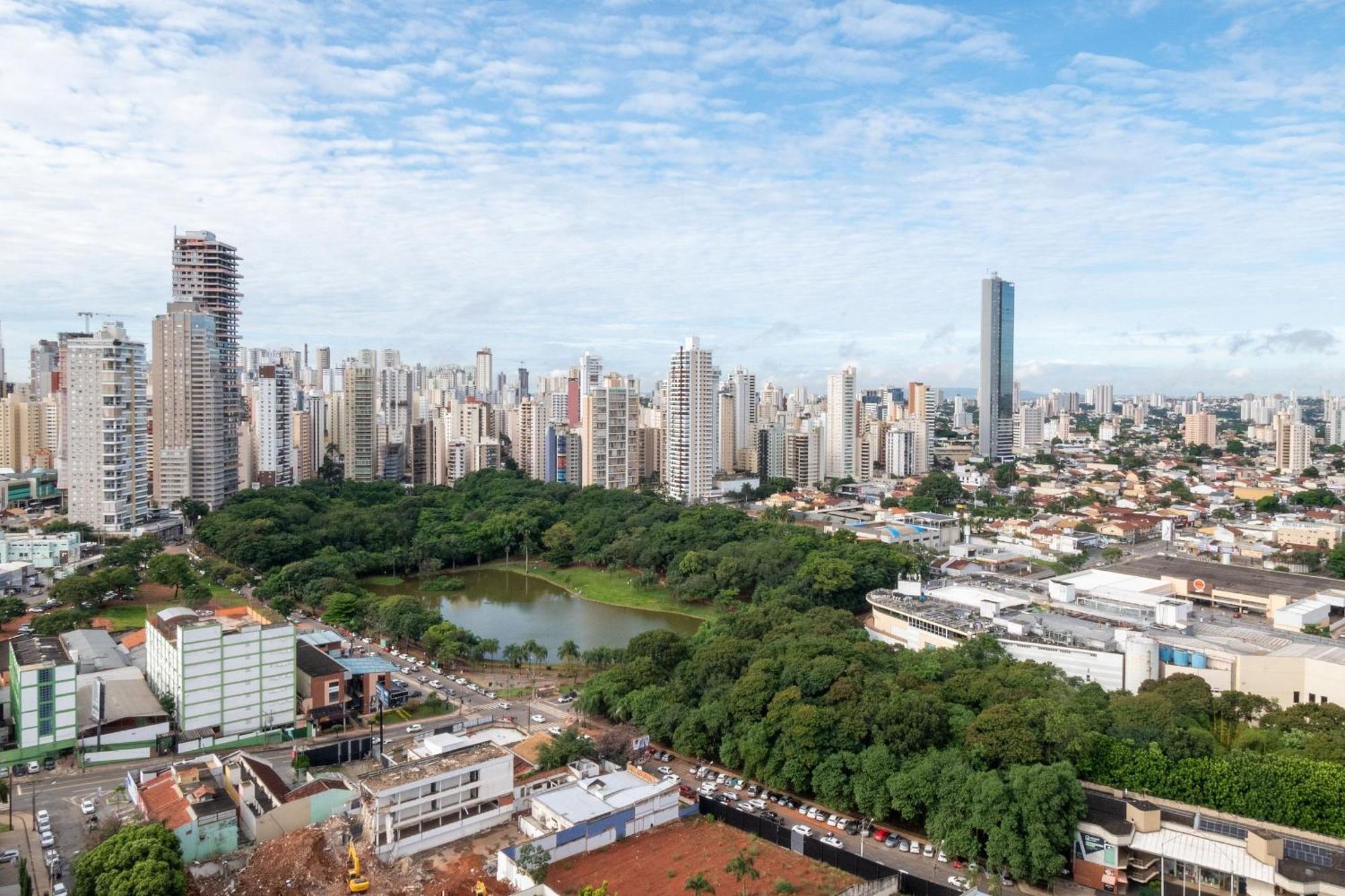 Апартаменти Flat No Ed Walk Bueno - Setor Bueno - Ao Lado Do Goiania Shopping - Wb2405- Andar Alto Екстер'єр фото
